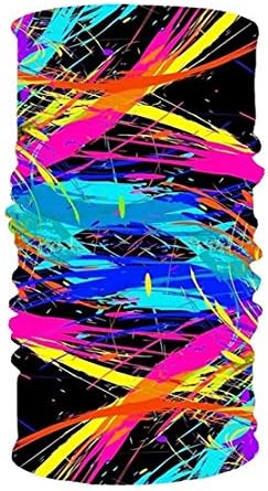 Color Art 16-in-1 Magic Scarf,Face Mask,Balaclava Bandana for Outdoor Sports 10 * 20inchs