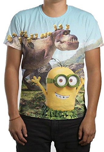 Despicable Me 3 Minions T-Rex Mens T-shirt XXL