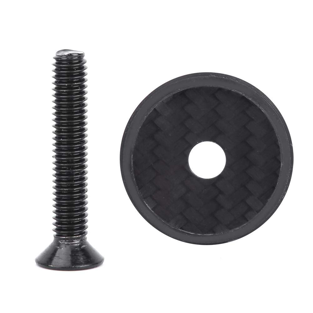 VGEBY Stem Headset Carbon Fiber Stem Headset Top with Screw for Mountain Bike