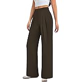 JEKAOYI Women's High Waisted Casual Pants Wide Leg Stretchy Business Dress Work Pull On Trousers