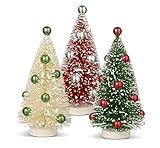 Grasslands Road Set of Three Mini Bottle Brush Trees