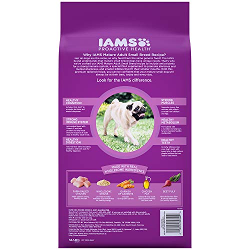 IAMS PROACTIVE HEALTH Small & Toy Breed Senior Dry Dog Food for Small