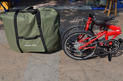 Uelfbaby Bicycle Travel Case Soft Bike Transport Travel Bag Transitory Bicycle Carrying Case with Accessory Bag for Folding Bike Foldaway Bicycle - Thumbnail 6