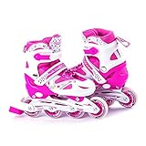 Kids Adjustable Inline Skates Roller Blade Scale Sports Outdoor Durable Perfect First Skates