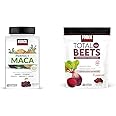 Force Factor Maca & Beet Soft Chews Bundle with 60 Maca Chews and 60 Beet Chews for Energy, Stamina and Heart Health