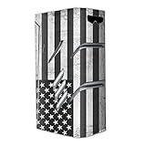 Skin Decal Vinyl Wrap for Smok T-Priv 220W TC Vape stickers skins cover/Black White Grunge Flag USA America