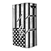 Skin Decal Vinyl Wrap for Smok T-Priv 220W TC Vape stickers skins cover/Black White Grunge Flag USA America