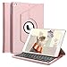 KVAGO iPad Pro 11 Keyboard Case, Rose Gold