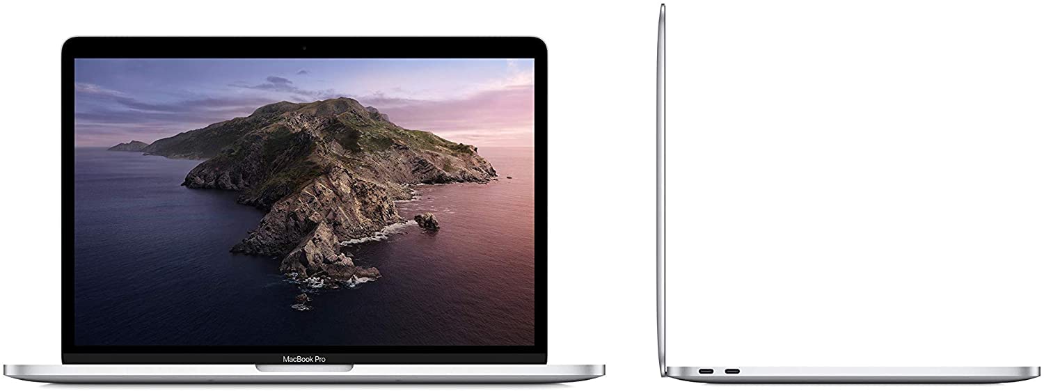 Mid 2019 Apple MacBook Pro with 2.8GHz Core i7 (13-inch, 16GB RAM, 256GB SSD (QWERTY English) - Silver (Refurbished)