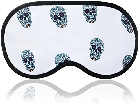 Sleeping Mask Skull - Natural, Soft &amp; Comfortable Cotton Blindfold - Ultra Lightweight Eye Mask for Man and Women - Best for Deep Healthy Sleep, Camping, Travel, Meditation, Nap &amp; REM