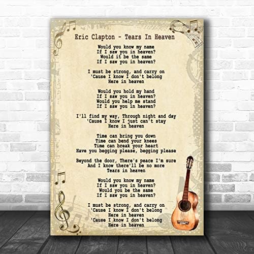 Tears in heaven partitura guitarra | Las mejores guitarras