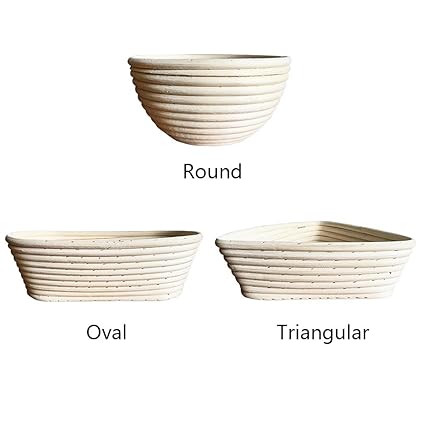 Cesta de fermentación para pan, cesta de prueba, mimbre natural ...