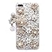 DMaos Compatible with iPhone Xs Max Women Case, Handbag Design Sparkly Rhinestone Cover, Cute Girly Bling Diamond Snow Flower, Beauty 6.5 inch 2018