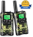 Walkie Talkies for Kids, 22 Channel 2 Way Radio 3 Mile Long Range Kids Toys, Best Gifts & Top Toys for Boy & Girls Age 3 4 5 6 7 8 9 for Outdoor Adventure Game - Kids Walkie Talkies