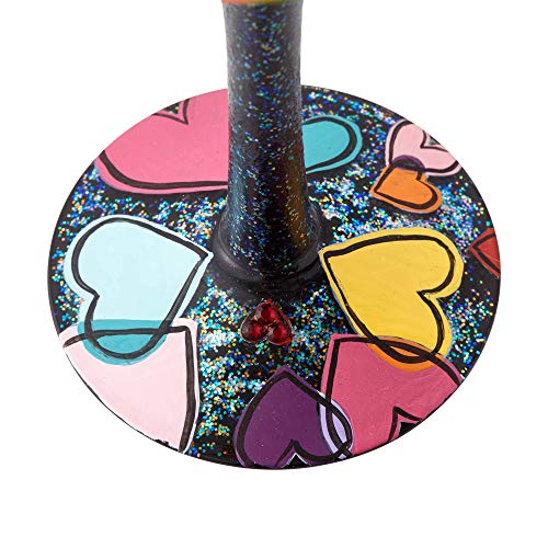 Love is All Around Wine Glass - Image 4