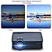 Projector, Cozyswan GP9 Support 1080P HDMI 1500 Luminous LCD Mini Projector for Outdoor Indoor Movie, Home Theater