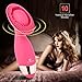 Vibrator , Louviva Massage 10 Speed G Spot Vagina Clitoris Stimulation USB Rechargeable Waterproof Powerful vibration Sex Adult Toys for Couples or Women Flirt Brush Pink