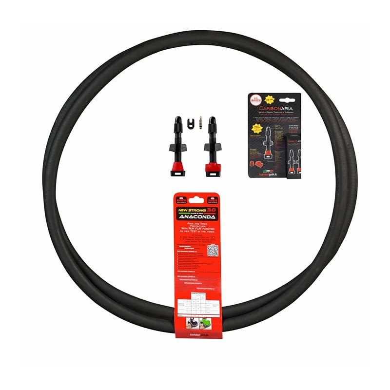 Barbieri Kit Mousse ANAC.3.0 Grav.700x35-45 V.Carb Tubeless Tapes, Sport, Multicolour (Multicoloured), One Size