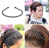 Men S Slicked Back Headband Outdoor Sports Fashion Pigtail Hair