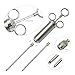 Ankway Meat Injector, 2 OZ Stainless Steel Marinade Injector with 2 Needles to Keep the Meat Moist