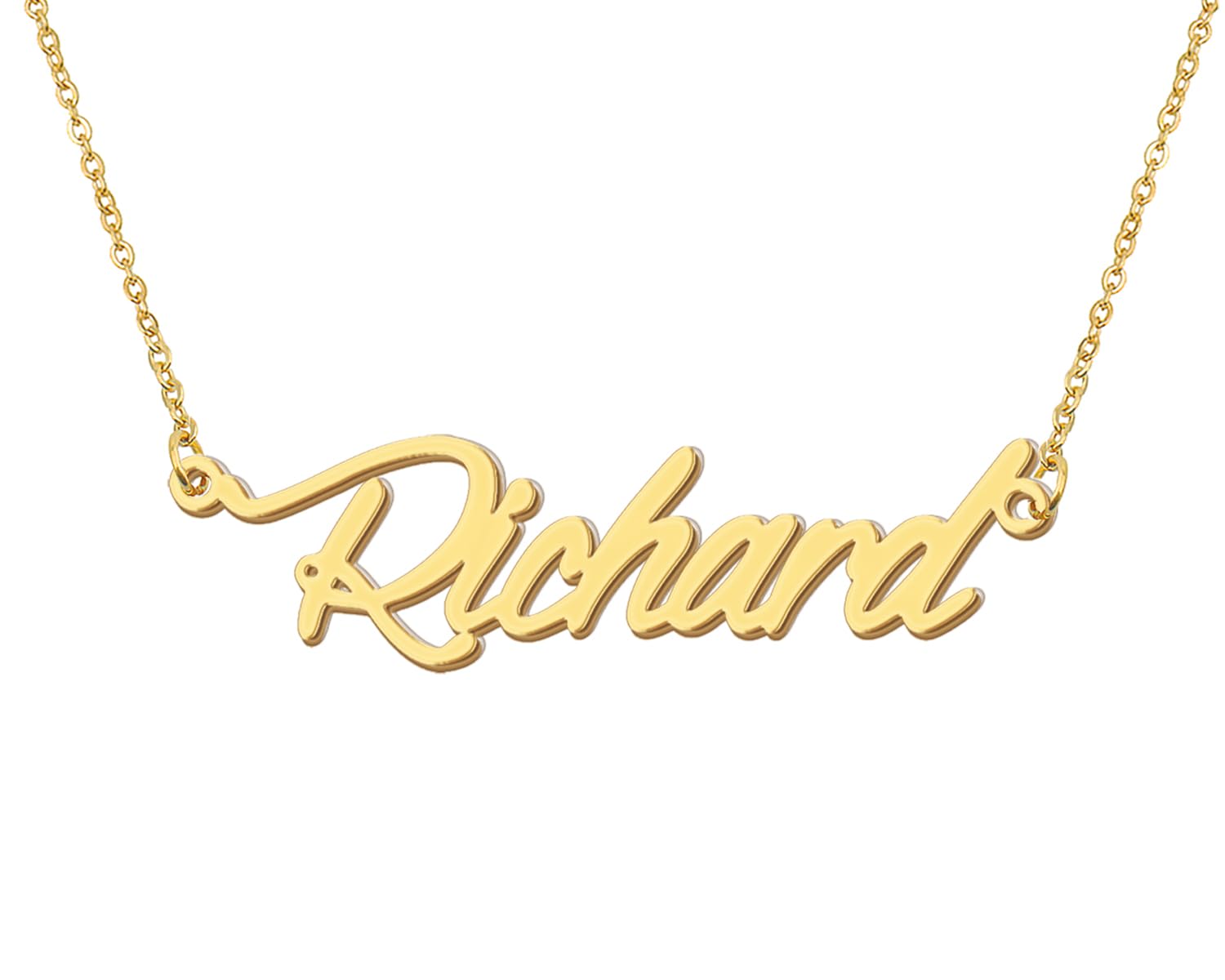 Aoloshow 18k Gold Plated Richard Name Pendant