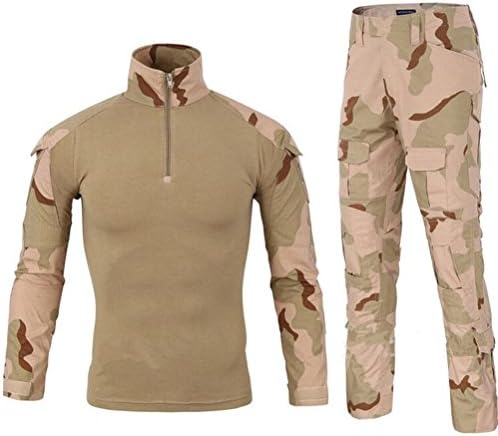 LiliChan Tactical Shirts for Men Long Sleeve Military Shirt Outdoor Shirt Tactical Combat Shirt with Zipper
