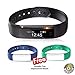 Smart Bracelet By Chandler-Kellen Sports VeryFit, Fitness Tracker Wristband w/ Pedometer, Calorie Tracker, Sleep Tracker, Alarm Clock & Water Resistant For iPhone and Android + 2 replacement bands