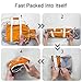 Foldable Travel Luggage Duffle Bag Lightweight for Sports, Gym, Vacation and Travel Duffel Bags(40l, Orange)