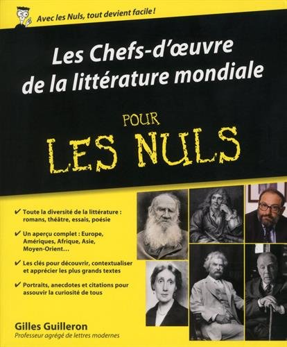Les  chefs-d'œuvre de la littérature mondiale pour les nuls