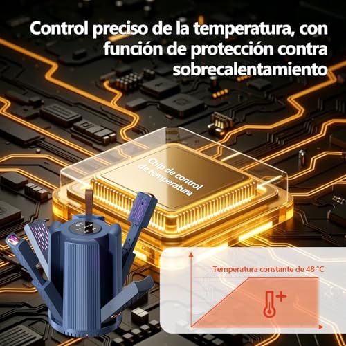Secador de Zapatos - (4 Puertos de Secado), Temperatura Constante de 48 ℃, Programar Tiempo 1/3/6H, Desodoriza y Funciona de Forma Silenciosa, Secador Portátil, para Guantes/Calcetines/Zapatos