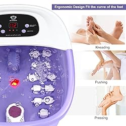 BLOOGOO Foot Bath Spa with Heat and Massage and