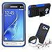 Samsung Galaxy J1 mini Case, IVSO Samsung Galaxy J1 mini Case Hybrid KickStand Case for Samsung Galaxy J1 mini Smartphone (Blue)