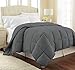 Southshore Fine Linens - Vilno Springs - Down Alternate Medium Weight Comforter - Slate, King/California King
