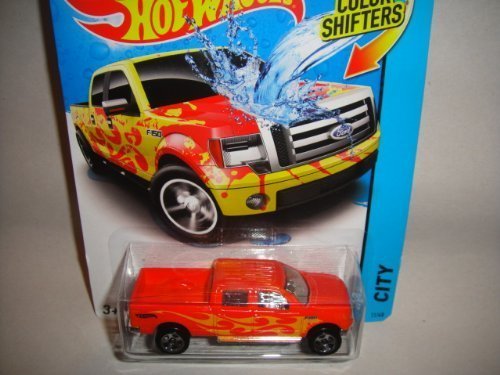 Hot wheels, color shifters, ford f-150 truck (red to ye…