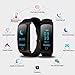 LEKANG Fitness Tracker, Activity Tracker with Wrist-Based Heart Rate Monitor, Water Resistant Smart Band with Step Tracker Sleep Monitor Calorie Counter Notification Alerts for Android iOS Smartphone