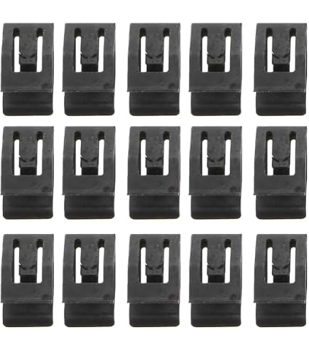 20 Pezzi Clip E Fermagli Per Pannello Cofano In Nylon - Sostituto LR024316 Per Land Rover Range Rover - Colore Nero