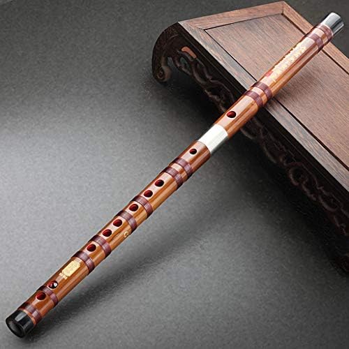 LIAN Bitter Bamboo Flute Instrument Adult Professional Playing Advanced Flute Chinese Musical Dizi Clarinet (color : D)