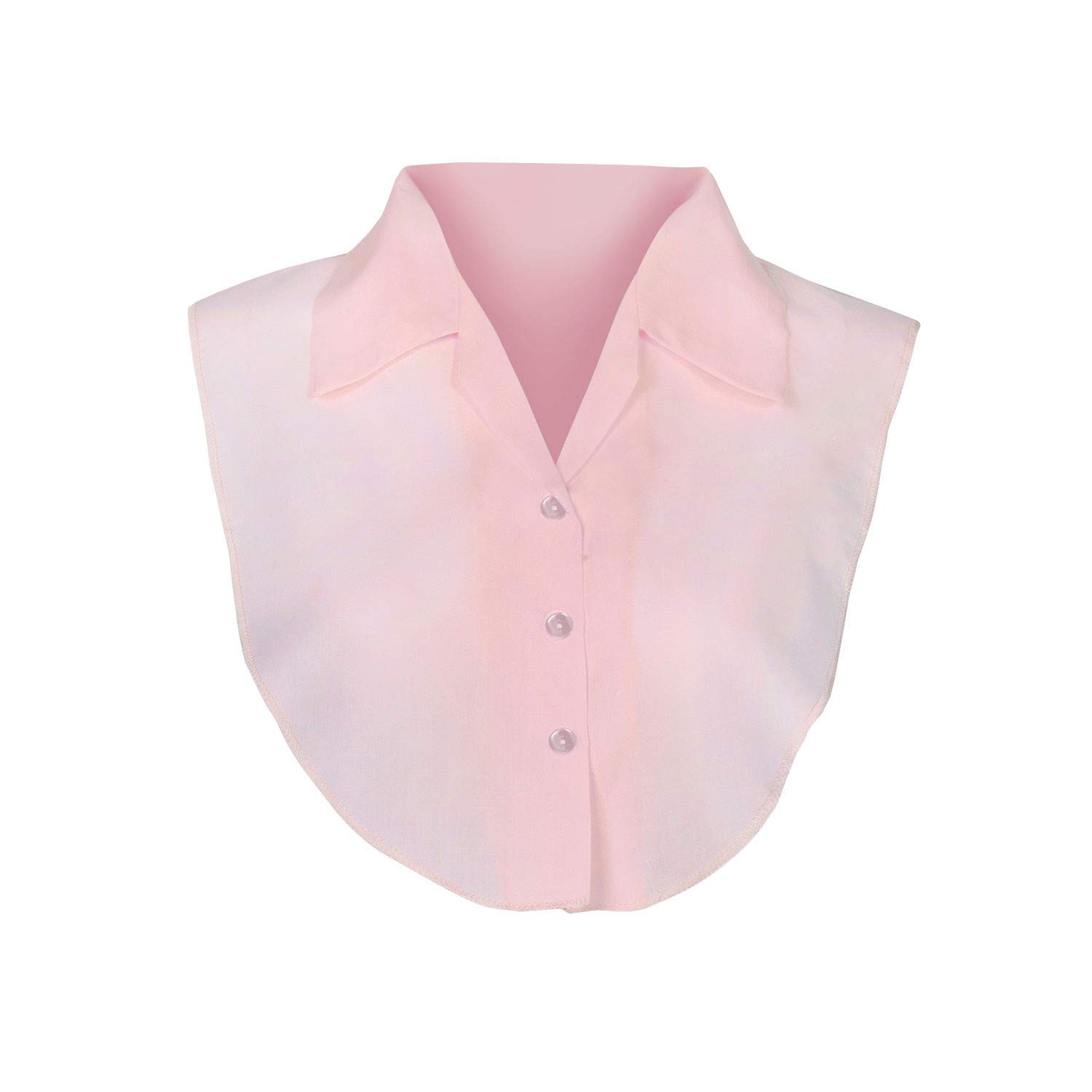 MSR Imports Women's Button Up Oxford Collar Dickey Pink at Amazon