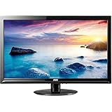 AOC e2425SWD 24'' 1080p Full HD LED-Backlit LCD Monitor, Black