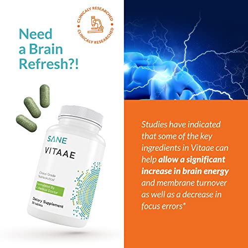 SANE Vitaae Citicoline Brain Supplements for Memory and Focus