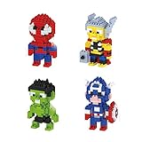 4 Boxes Diamond Block Heroic Figure Miniature Building Blocks Parent-child Games Children's Educational Toys