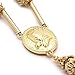 L & L Nation Mens Hip Hop 8mm Gold & Black Tone 32