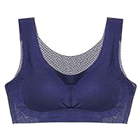 SHENGNONG Seamless Sports Bra Wirefree Yoga Bra with Removable Pads