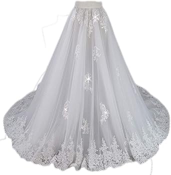 removable wedding train