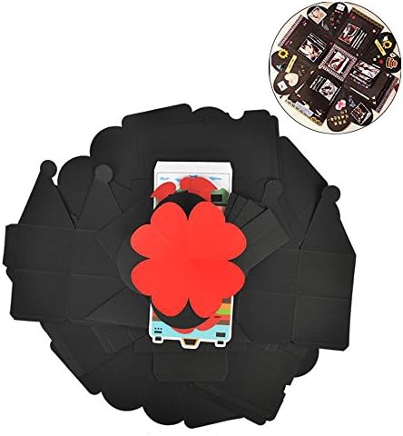 Mococo Explosion Box DIY Scrapbook Case DIY Photo Album Handmade Travel Recorder Accessories Kit for Birthday Valentine Anniversary Wedding Christmas Gift Case