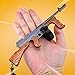 mankecheng Games Metal 1/6 Metal Thomson Tommy Gun Model Action Figure Arts Toys Collection Keychain Gift