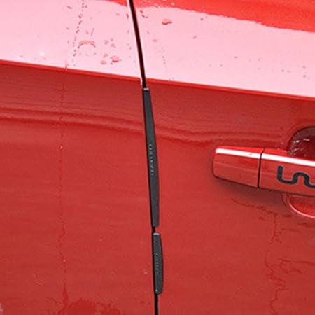 Amazon 8pc セット エアクッションドアガード サイドドア プロテクター 快適 傷 防止 クッション ブラック モール 車 バイク