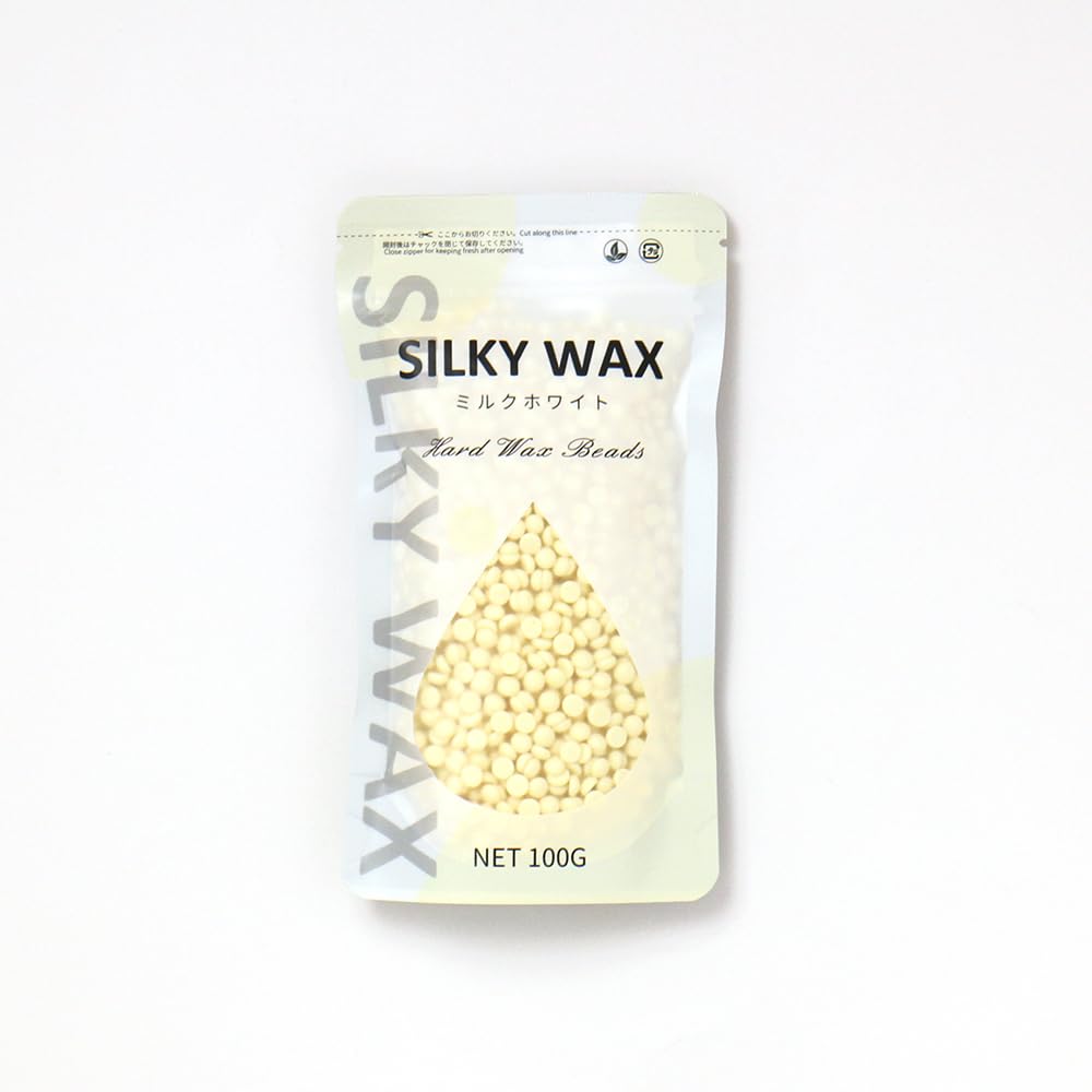 Silky Wax ノーズワックス 100g ブラジリアンワックス 鼻毛 脱毛 ミルクホワイト ブラジリアン 男性 女性 鼻毛ワックス 鼻毛脱毛 ワックス 脱毛ワックス ワックス脱毛 フェイスワックス ミルクホワイト の商品画像
