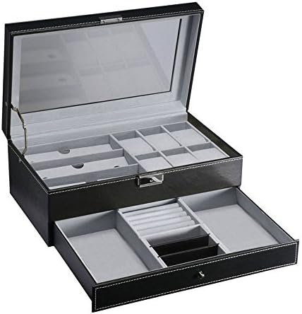 Benking Double-deck 12 bit Sunglasses Collection and Display Leather Box