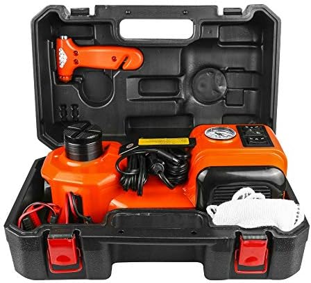 Xf 車の電気ジャック油圧dc 12 V車緊急路傍タイヤ修理ツール 自動車外装部品